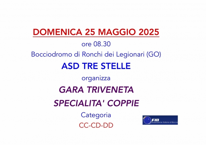 FIB - Federazione Italiana Bocce - A.S.D. Bocciofila Isontina